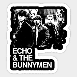 echo the bunnymen Sticker